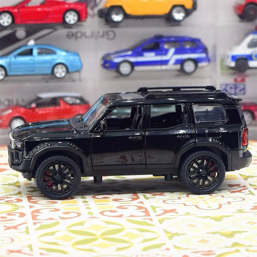 [TOY] 1:32 Toyota 2023 Land Cruiser Prado J250 Black Model Car Die-Cast