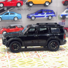 [TOY] 1:32 Toyota 2023 Land Cruiser Prado J250 nero modellino di auto Die-Cast