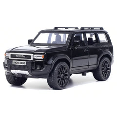 [TOY] 1:32 Toyota 2023 Land Cruiser Prado J250 nero modellino di auto Die-Cast