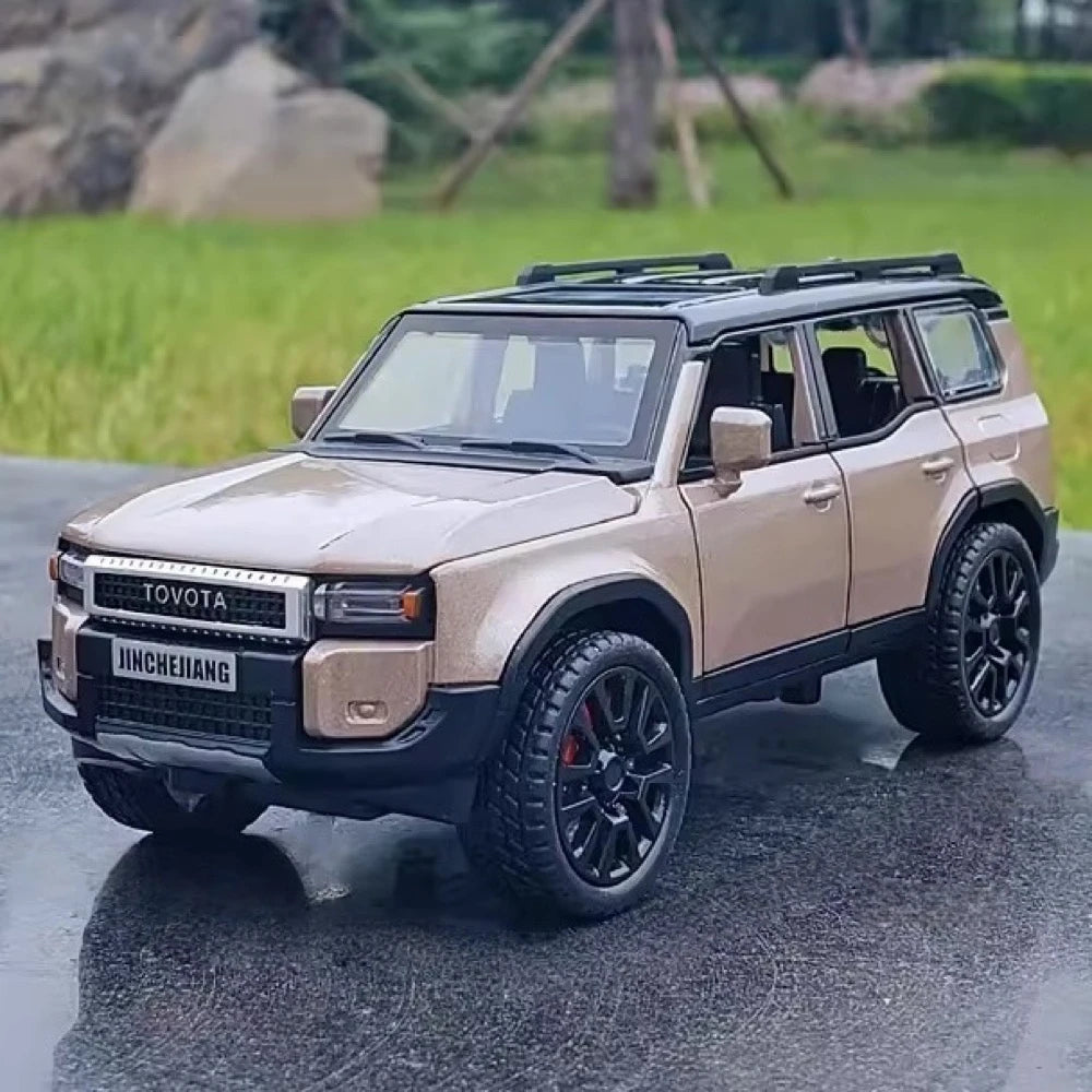 [TOY] 1:32 Toyota 2023 Land Cruiser Prado J250 Gold Model Car Die-Cast