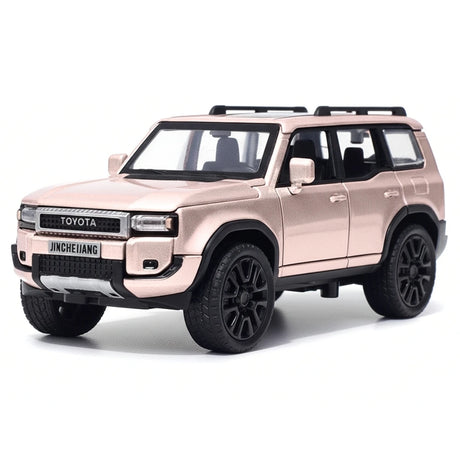 [TOY] 1:32 Toyota 2023 Land Cruiser Prado J250 guld modellbil Die-Cast
