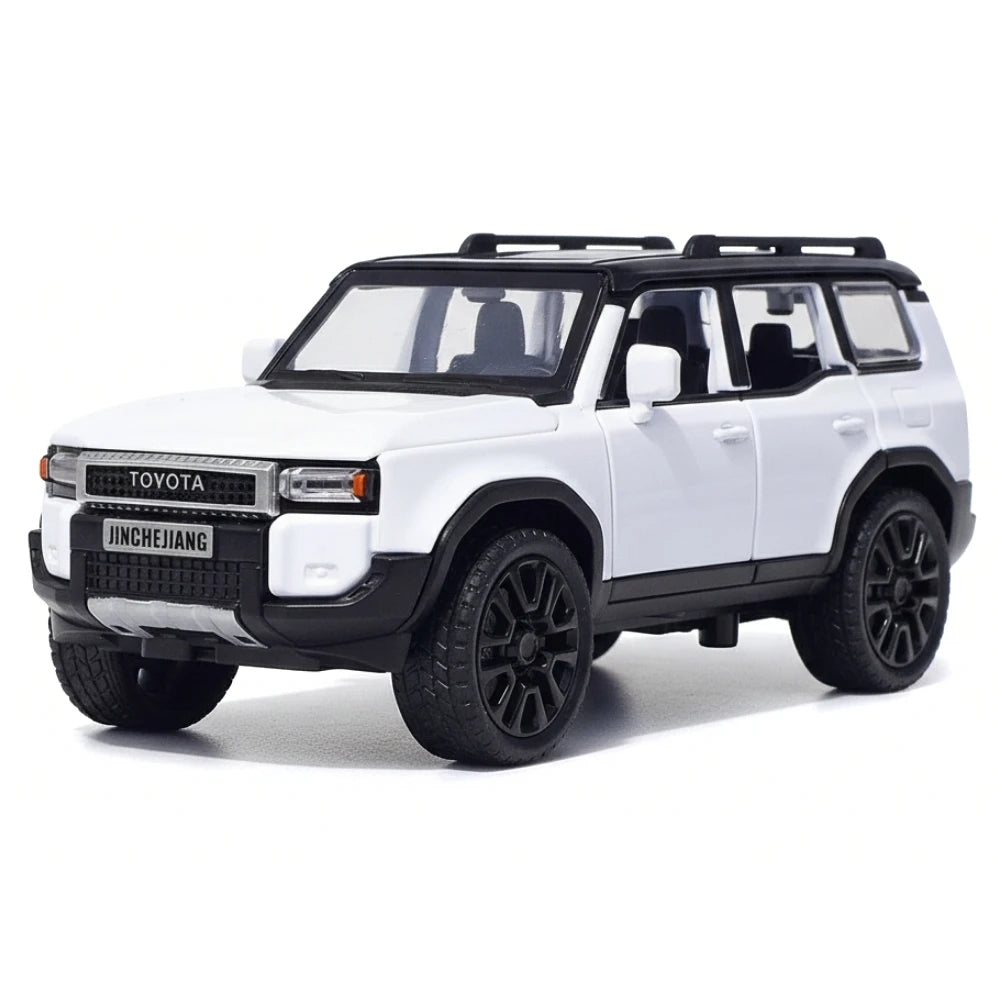 [TOY] 1:32 Toyota 2023 Land Cruiser Prado J250 White Model Car Die-Cast