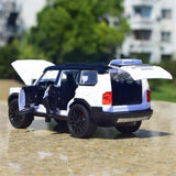 [TOY] 1:32 Toyota 2023 Land Cruiser Prado J250 White Model Car Die-Cast