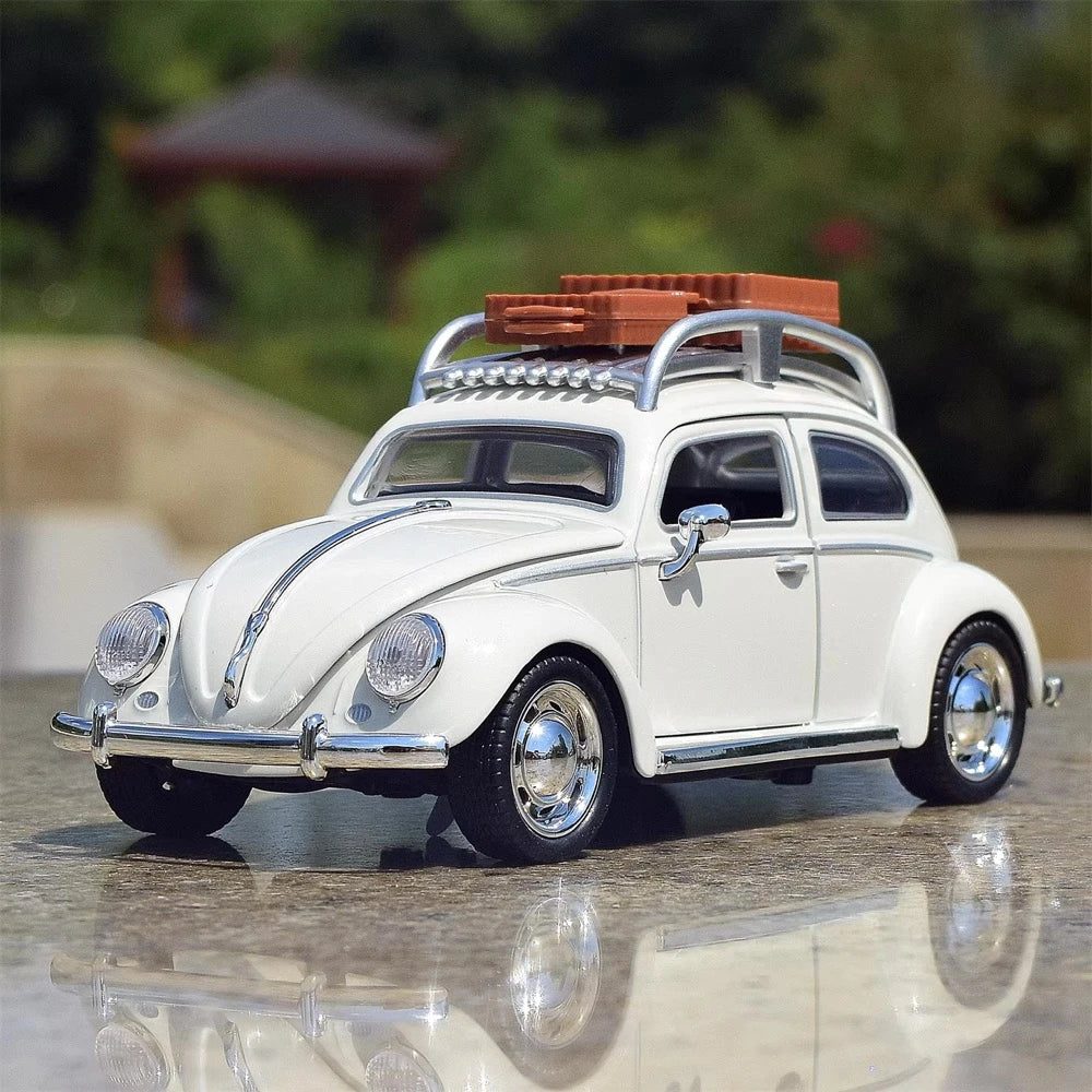 [TOY] 1:32 Volkswagen 1945 Beetle Camping Model Car Die-Cast