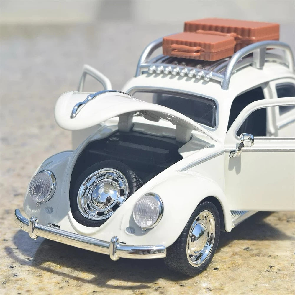 [TOY] 1:32 Volkswagen 1945 Beetle Camping Model Car Die-Cast