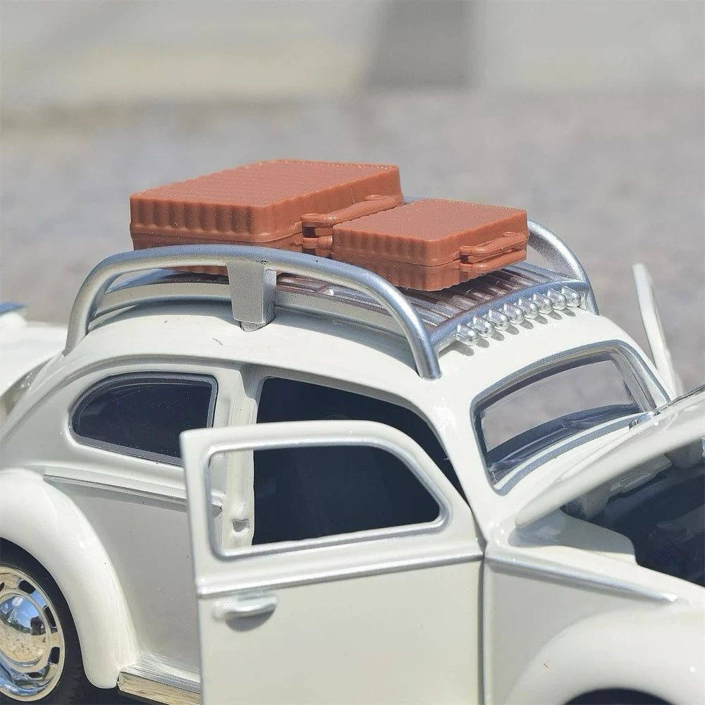 [TOY] 1:32 Volkswagen 1945 Beetle Camping Model Car Die-Cast