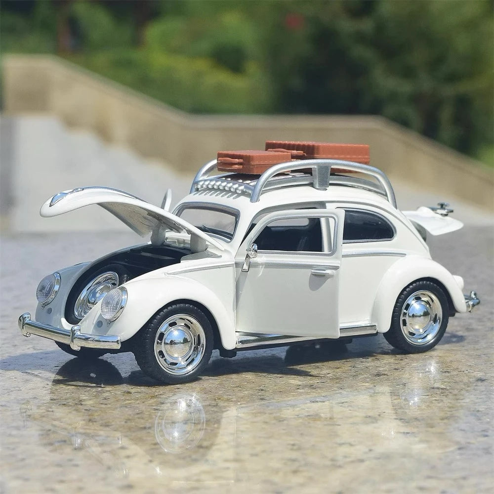 [TOY] 1:32 Volkswagen 1945 Beetle Camping Model Car Die-Cast