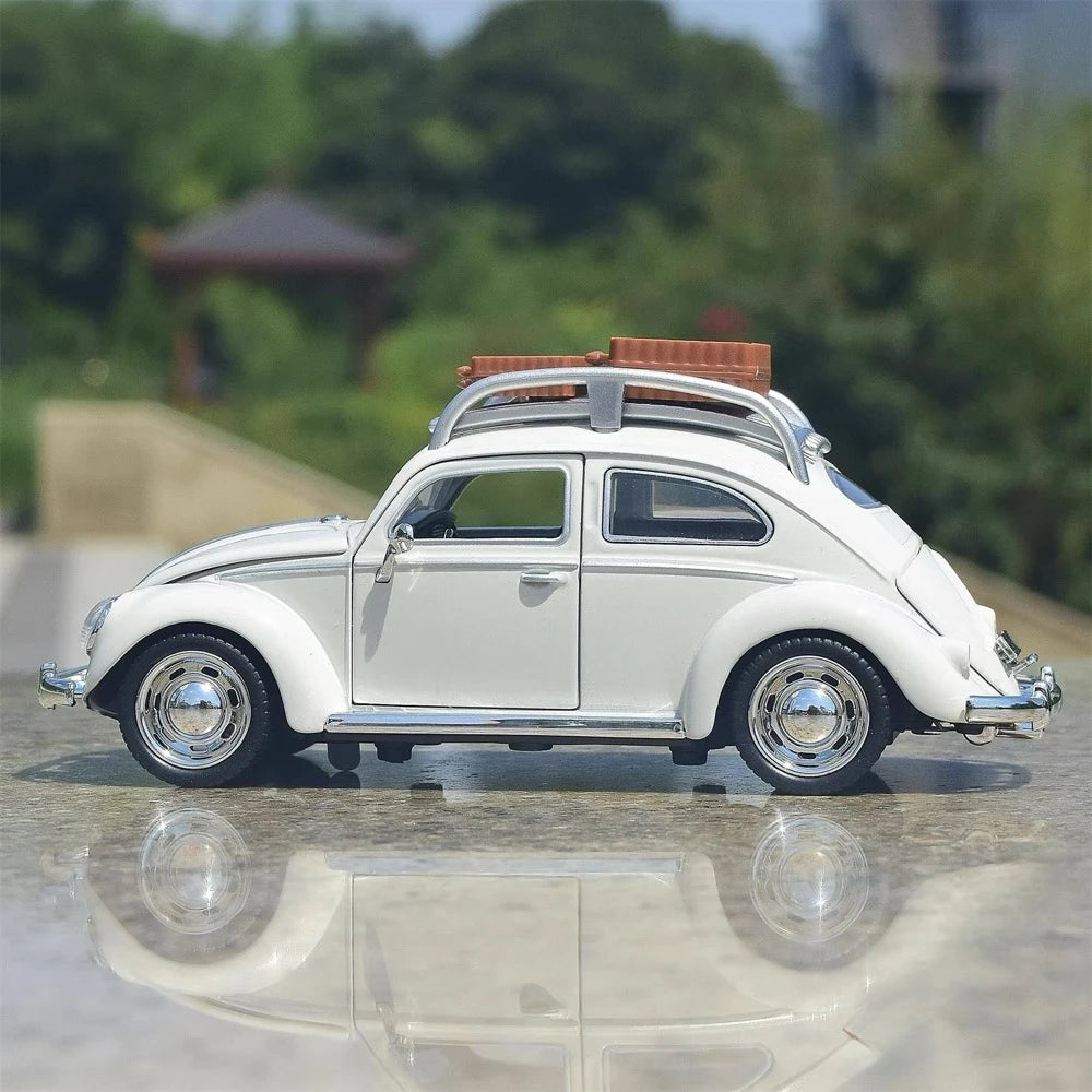 [TOY] 1:32 Volkswagen 1945 Beetle Camping Model Car Die-Cast