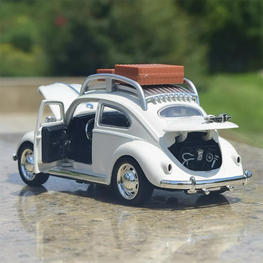 [TOY] 1:32 Volkswagen 1945 Beetle Camping Model Car Die-Cast