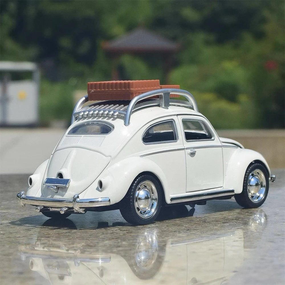 [TOY] 1:32 Volkswagen 1945 Beetle Camping Model Car Die-Cast