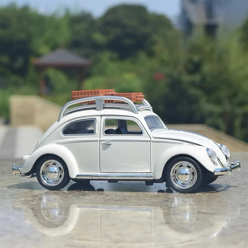 [TOY] 1:32 Volkswagen 1945 Beetle Camping Model Car Die-Cast
