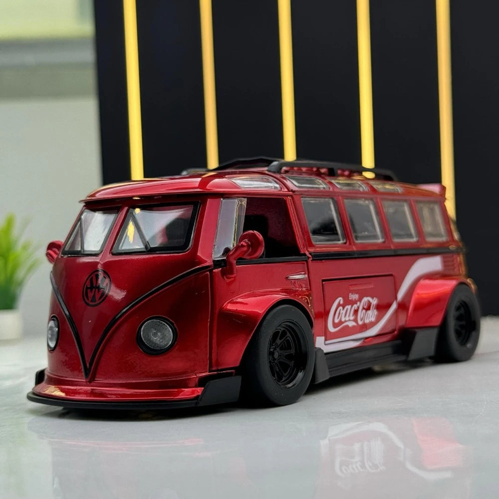 [TOY] 1:32 Volkswagen 1963 T1 Bus Coca-Cola Model Car Die-Cast