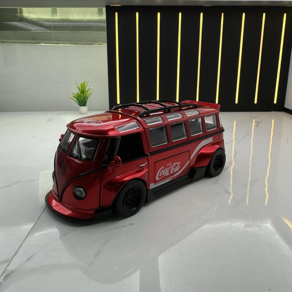 [TOY] 1:32 Volkswagen 1963 T1 Bus Coca-Cola Model Car Die-Cast