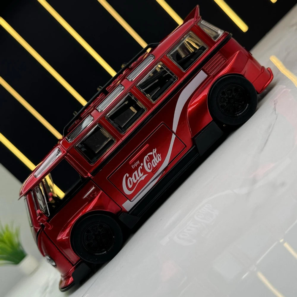[TOY] 1:32 Volkswagen 1963 T1 Bus Coca-Cola Model Car Die-Cast