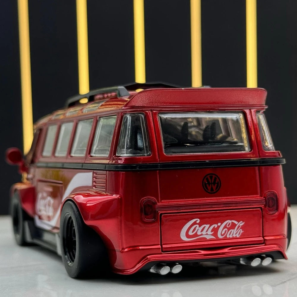 [TOY] 1:32 Volkswagen 1963 T1 Bus Coca-Cola Model Car Die-Cast