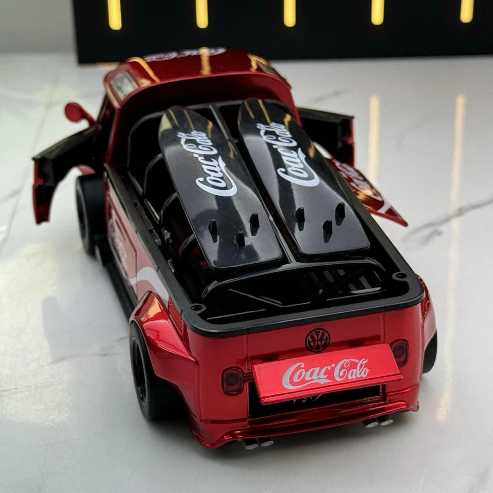 [TOY] 1:32 Volkswagen 1963 T1 Bus Coca-Cola Model Car Die-Cast