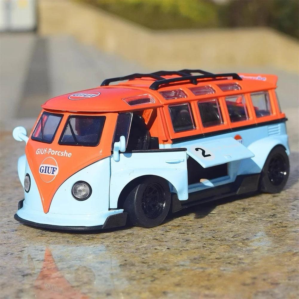 [TOY] 1:32 Volkswagen 1963 T1 Bus Gulf voiture miniature Die-Cast