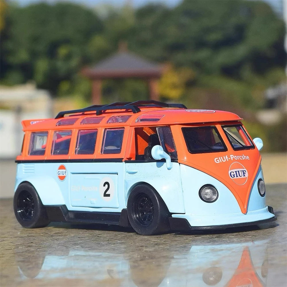 [TOY] 1:32 Volkswagen 1963 T1 Bus Gulf Model Car Die-Cast