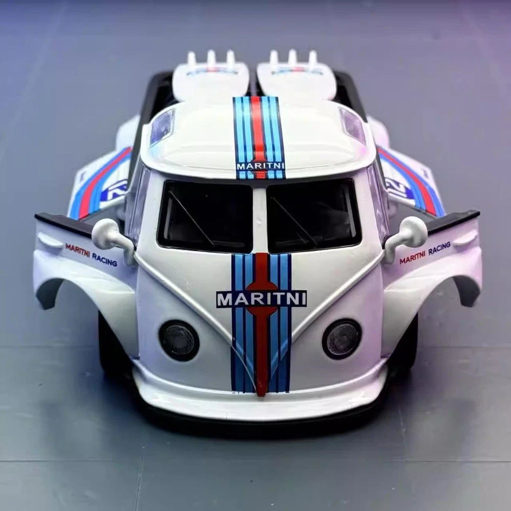 [TOY] 1:32 Volkswagen 1963 T1 Bus Martini Model Car Die-Cast