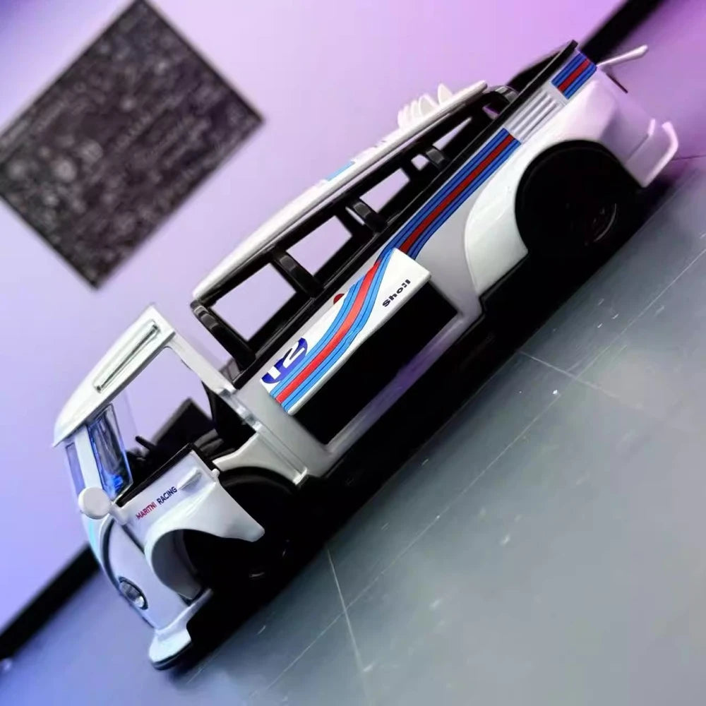 [TOY] 1:32 Volkswagen 1963 T1 Bus Martini Model Car Die-Cast