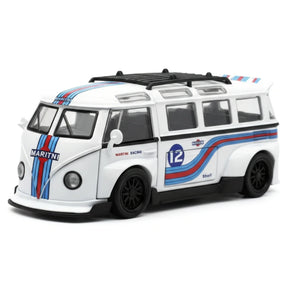 [TOY] 1:32 Volkswagen 1963 T1 Bus Martini Model Car Die-Cast