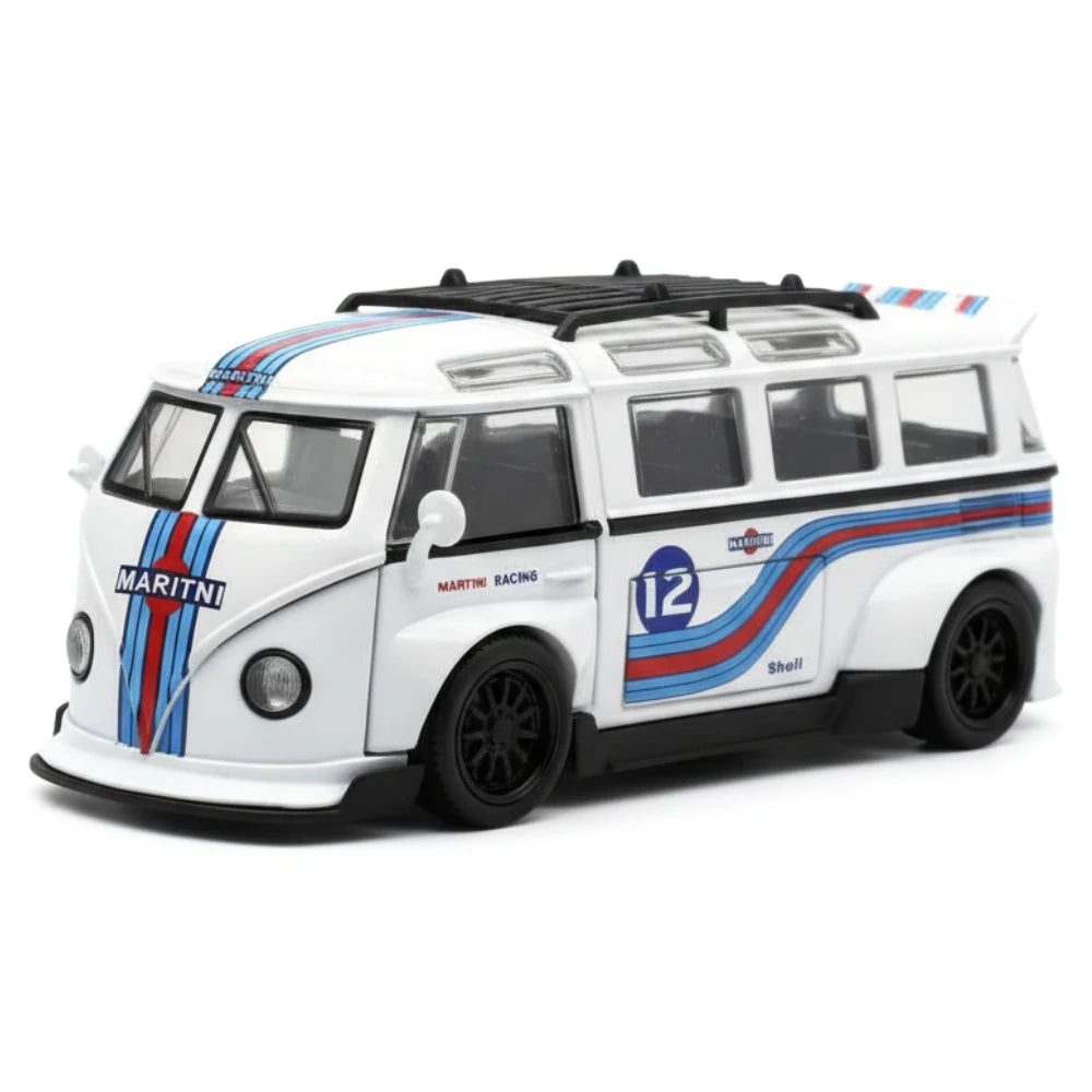 [TOY] 1:32 Volkswagen 1963 T1 Bus Martini Model Car Die-Cast