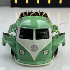 [TOY] 1:32 Volkswagen 1963 T1 Bus Speed Master Green Model Car Die-Cast