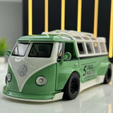 [TOY] 1:32 Volkswagen 1963 T1 Bus Speed Master vert voiture miniature Die-Cast
