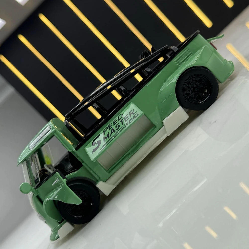 [TOY] 1:32 Volkswagen 1963 T1 Bus Speed Master vert voiture miniature Die-Cast
