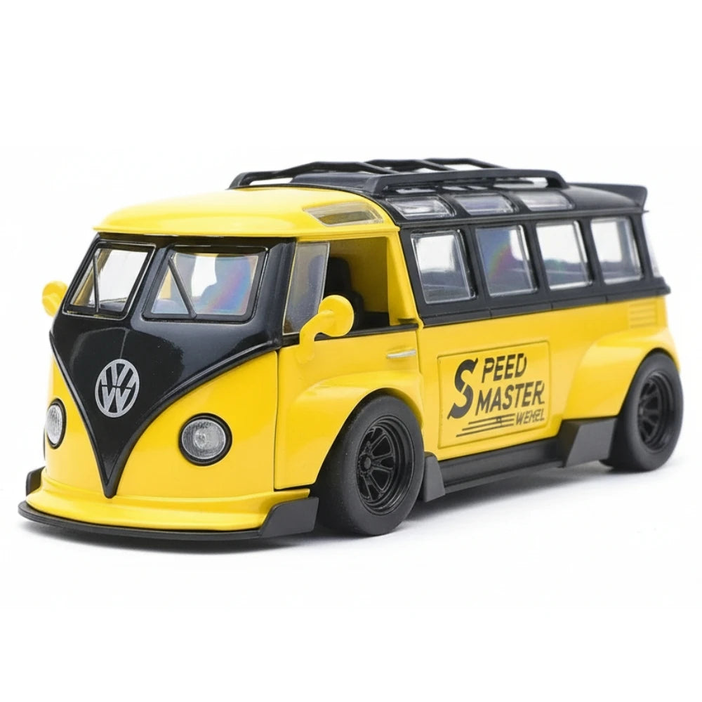 [TOY] 1:32 Volkswagen 1963 T1 Bus Speed Master jaune voiture miniature Die-Cast