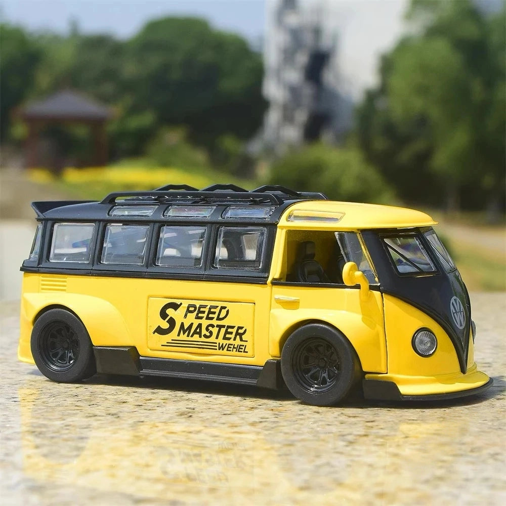 [TOY] 1:32 Volkswagen 1963 T1 Bus Speed Master jaune voiture miniature Die-Cast