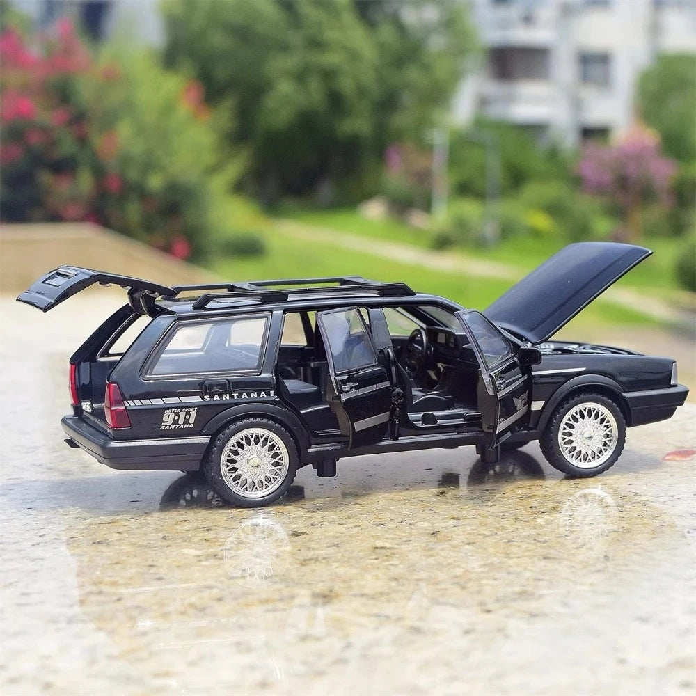 [TOY] 1:32 Volkswagen 1992 Santana Variant noir voiture miniature Die-Cast