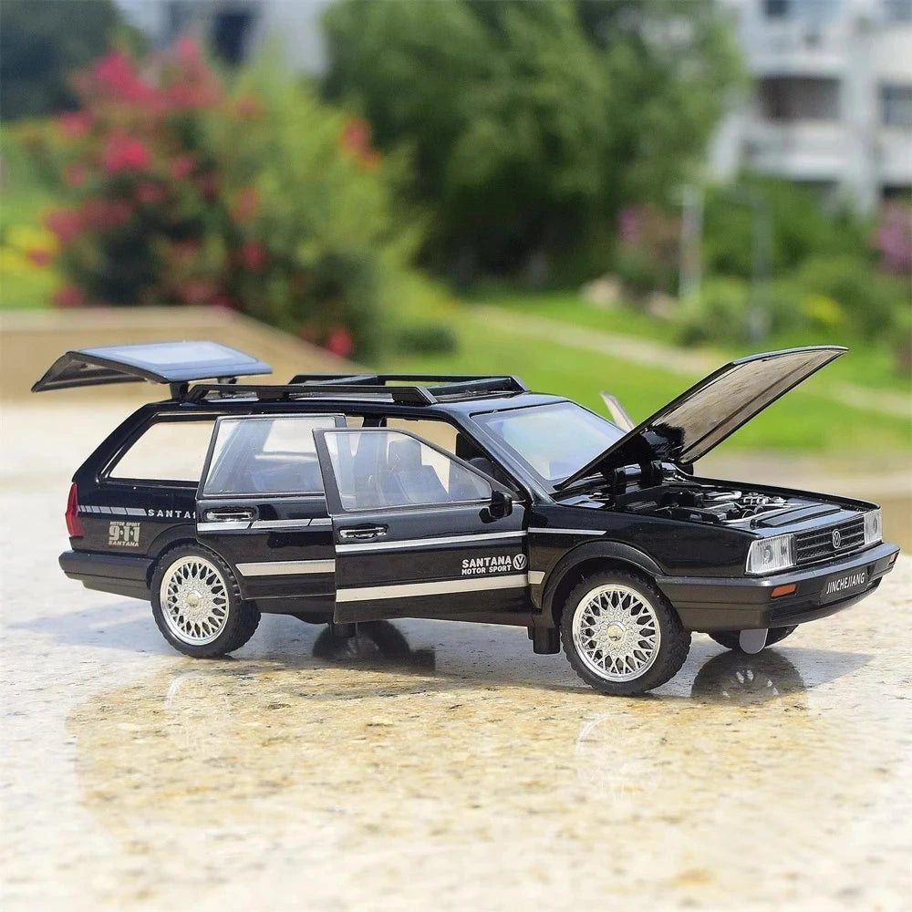[TOY] 1:32 Volkswagen 1992 Santana Variant noir voiture miniature Die-Cast