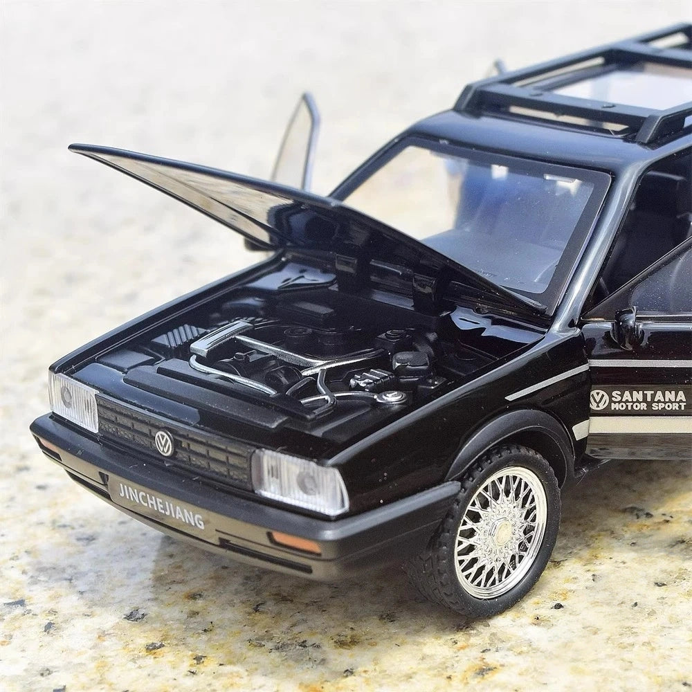 [TOY] 1:32 Volkswagen 1992 Santana Variant noir voiture miniature Die-Cast