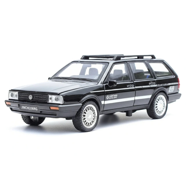 [TOY] 1:32 Volkswagen 1992 Santana Variant Black Model Car Die-Cast