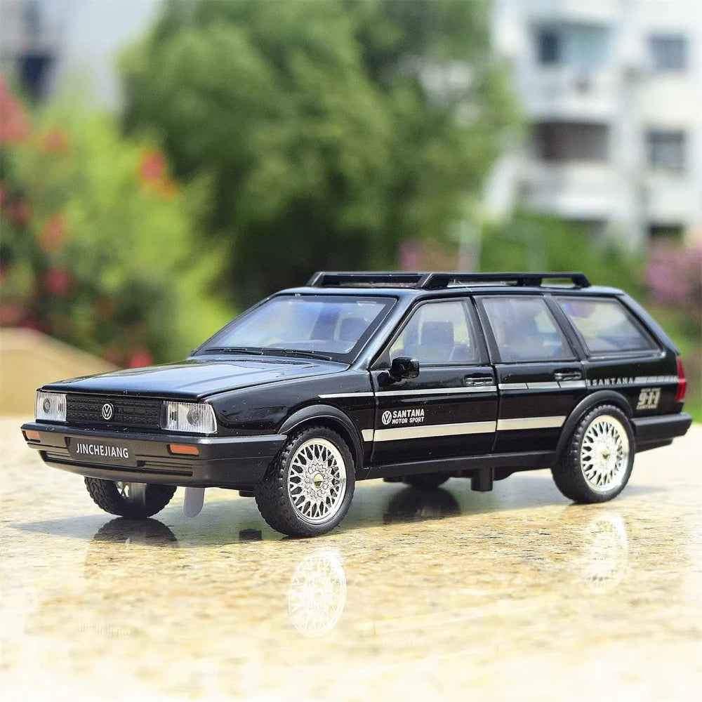 [TOY] 1:32 Volkswagen 1992 Santana Variant noir voiture miniature Die-Cast