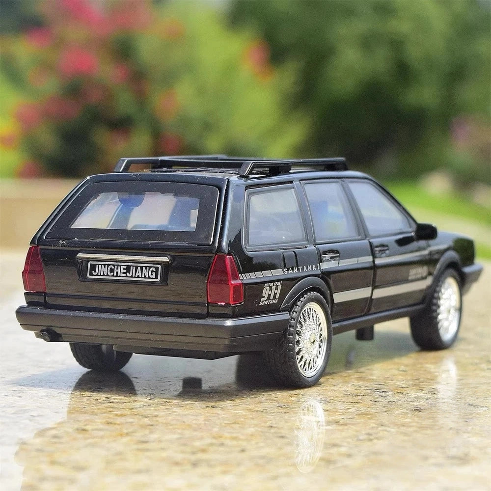 [TOY] 1:32 Volkswagen 1992 Santana Variant noir voiture miniature Die-Cast