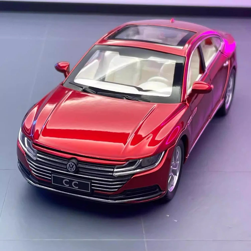 [TOY] 1:32 Volkswagen 2017 Arteon CC röd modellbil Die-Cast