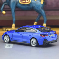 [TOY] 1:34 BMW 2022 G26 i4 M50 Blue Model Car Die-Cast