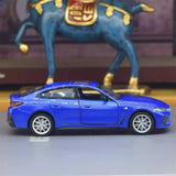 [TOY] 1:34 BMW 2022 G26 i4 M50 Blue Model Car Die-Cast