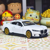 [TOY] 1:34 BMW 2022 G82 M4 3.0 CSL White Model Car Die-Cast