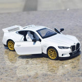 [TOY] 1:34 BMW 2022 G82 M4 3.0 CSL White Model Car Die-Cast