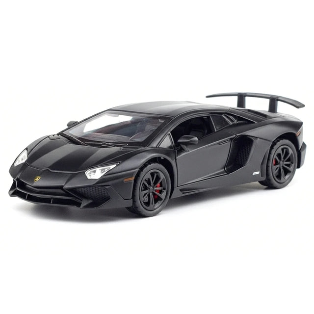 [TOY] 1:35 Lamborghini 2016 Aventador LP750-4 SV Black Model Car Die-Cast