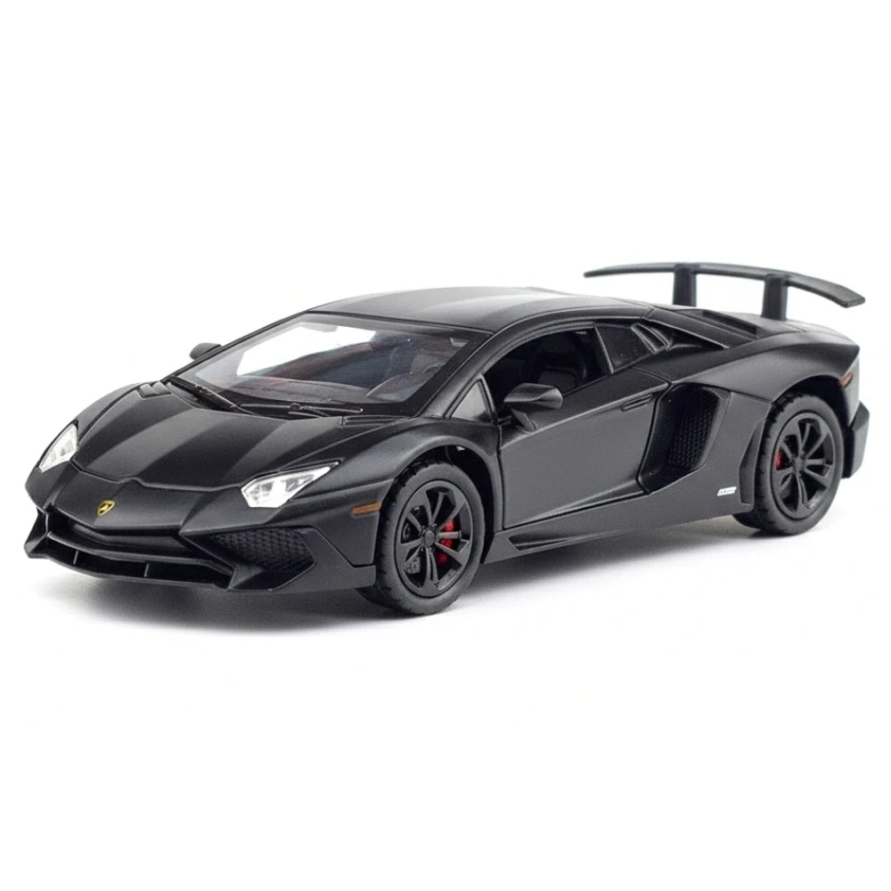 [TOY] 1:35 Lamborghini 2016 Aventador LP750-4 SV Black Model Car Die-Cast