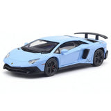 [TOY] 1:35 Lamborghini 2016 Aventador LP750-4 SV blu modellino di auto Die-Cast
