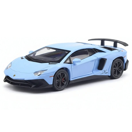 Lamborghini 2016 Aventador LP750-4 SV Blue 1:35 – Valuvalettu näyttömalli