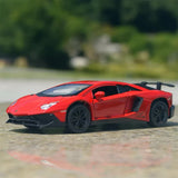 [TOY] 1:35 Lamborghini 2016 Aventador LP750-4 SV rouge voiture miniature Die-Cast