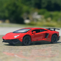 [TOY] 1:35 Lamborghini 2016 Aventador LP750-4 SV Red Model Car Die-Cast