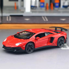 [TOY] 1:35 Lamborghini 2016 Aventador LP750-4 SV Red Model Car Die-Cast