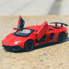 [TOY] 1:35 Lamborghini 2016 Aventador LP750-4 SV Red Model Car Die-Cast